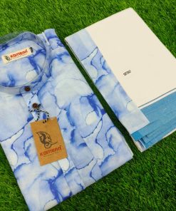 Cream & Gold Dhoti Kurta – South Indian Festive Classic