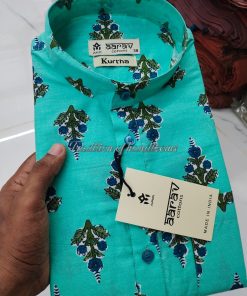 Royal Blue Classic Kurtha