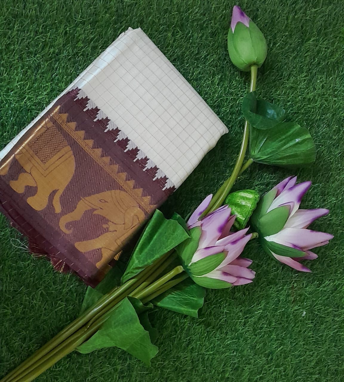 Onam Collection Semi Silk Saree