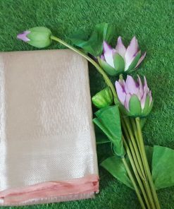 Onam Collection Semi Tissue Benarasi Saree with Blouse