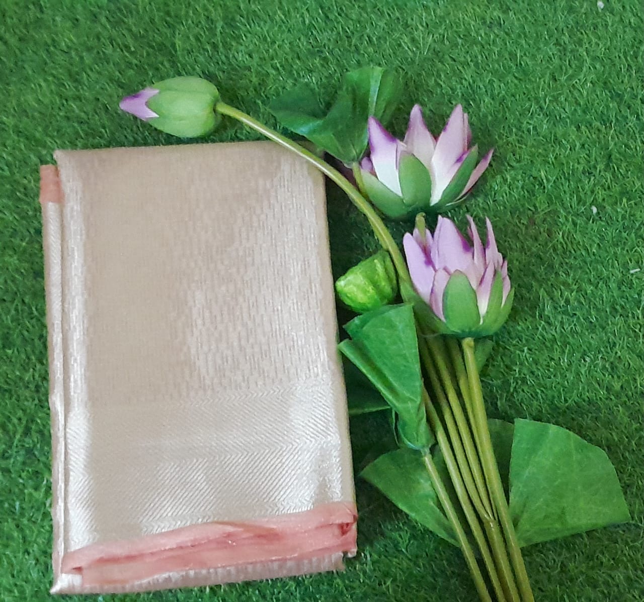 Onam Collection Semi Tissue Benarasi Saree with Blouse